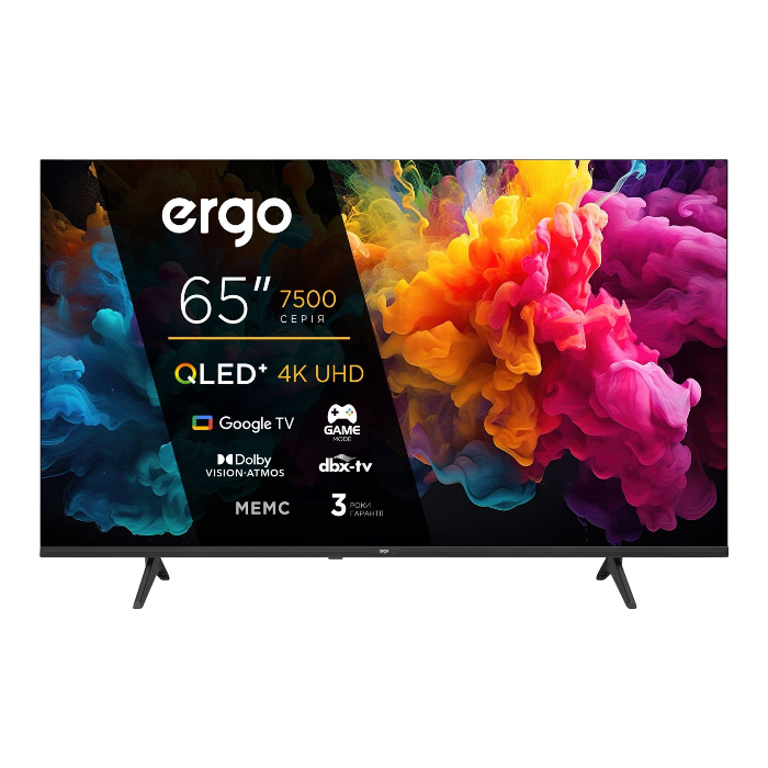 Телевізор ERGO 65" QLED + (65JUQ7500)